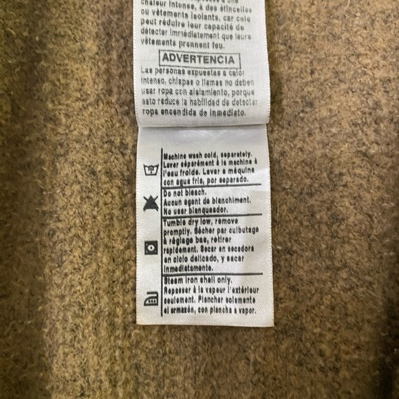 VINTAGE carhartt Dark Brown Sun Faded Canvas Lined Chore Utility Barn Jacket L - Picture 4 of 13